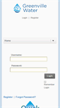 Mobile Screenshot of payments.greenvillewater.com